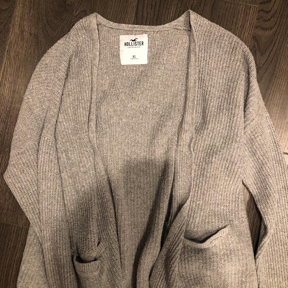 grey sweater